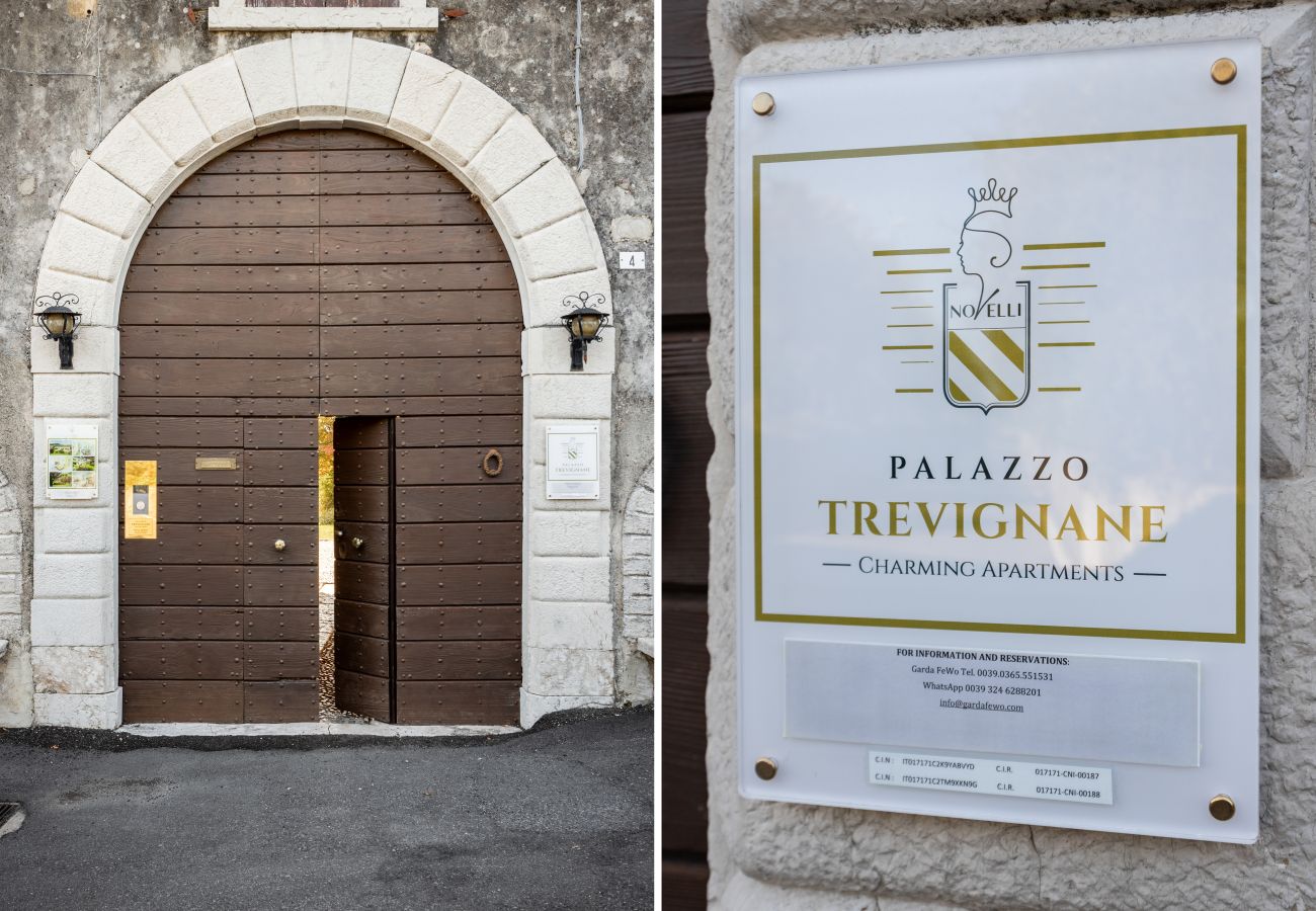 Residence in San Felice del Benaco - Palazzo Trevignane - La Saletta Verde