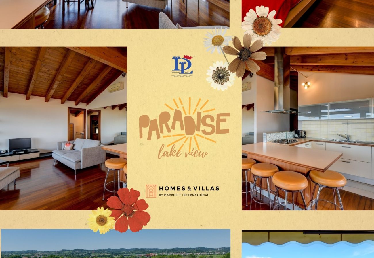 Ferienwohnung in Desenzano del Garda - 16 PARADISE LAKE VIEW WITH 5 SWIMMING POOL