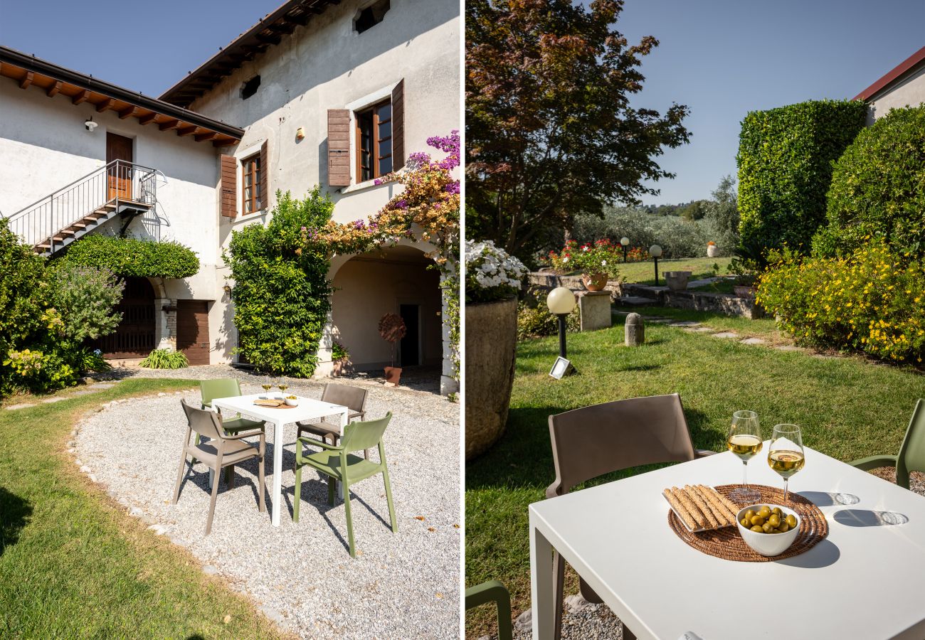 Residenz in San Felice del Benaco - Palazzo Trevignane - La Saletta Verde